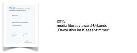 Media Literacy Urkunde