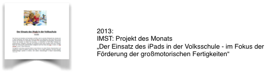 IMST: Projekt des Monats