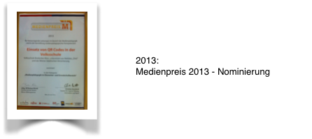 Medienpreis 2013