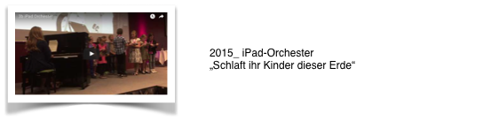 iPad Orchester